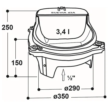 Schwimmerventilbecken Modell 43A