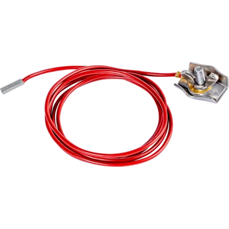 Zaunanschlusskabel Seil Inox mit Edelstahlseilklemme