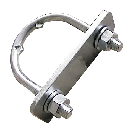 Befestigungsbügel für Pfosten 1 1/2" bis 2" mit Platte