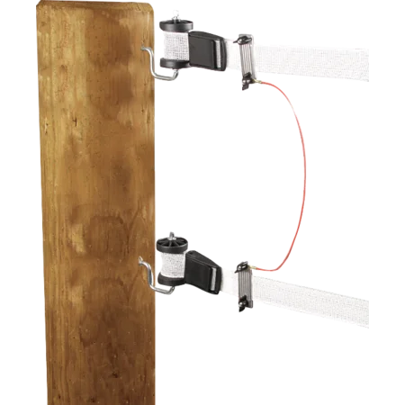 Zaunverbindungskabel Breitband Inox mit Edelstahl-Klemmplatten