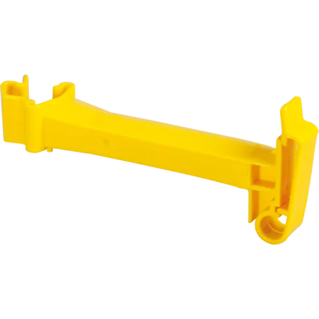 Abstands-Isolator Breitband für T-Pfosten gelb