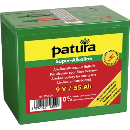 Super-Alkaline Weidezaun-Batterie 9 V