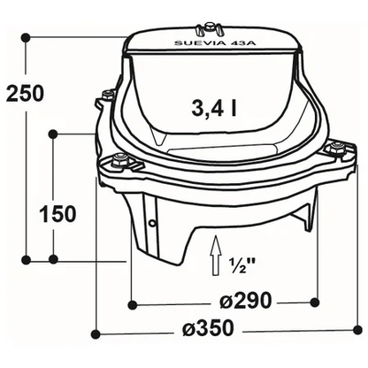 Schwimmerventilbecken Modell 43A