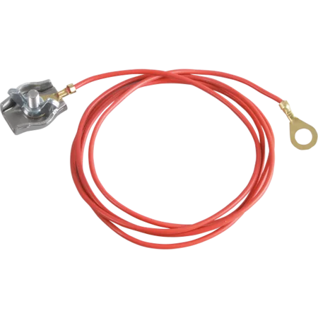 Zaunanschlusskabel Seil Inox mit Edelstahlseilklemme