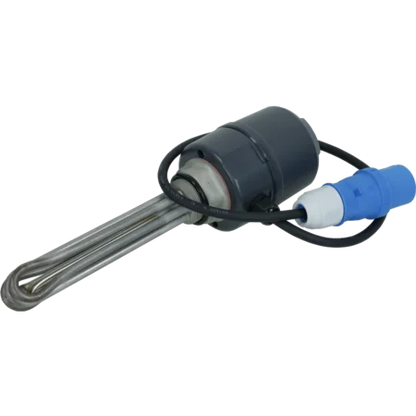 Einschraubheizkörper 3000 W für Umlauf- heizung Mod. 303, CEE-Cara-Stecker blau 3-polig