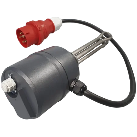 Einschraubheizkörper 3000 W für Umlauf- heizung Mod. 312/311, CEE-Stecker rot, 5-polig