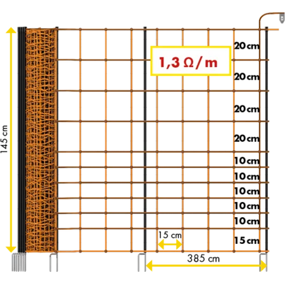 Elektrozaunnetz Universal