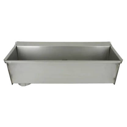 Kompakt-Trogtränke Edelstahl mit Maxiflow-Schwimmerventil