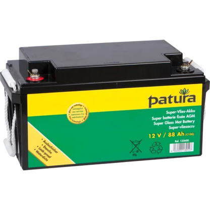 Super-Vlies-Akku 12V wartungsfreie Vliesbatterie