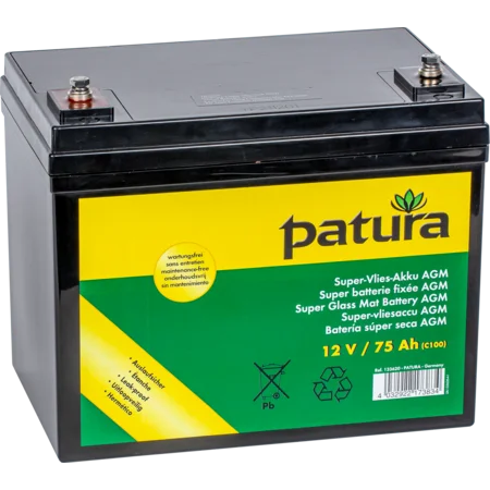 Super-Vlies-Akku 12V wartungsfreie Vliesbatterie