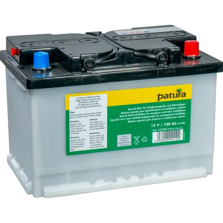 Spezial-Akku 12 V für Weidezaungeräte und Solaranlagen