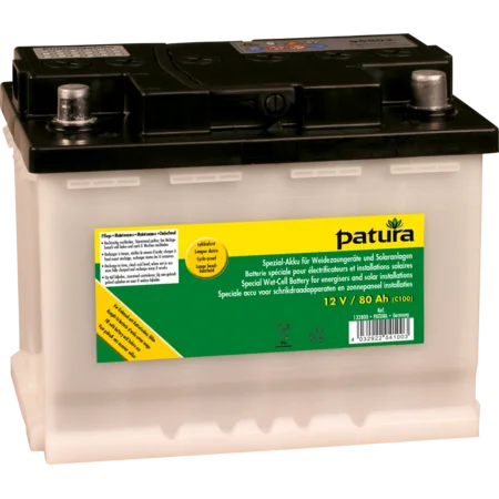 Spezial-Akku 12 V für Weidezaungeräte und Solaranlagen