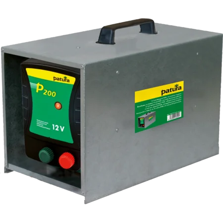 P200, Weidezaun-Gerät für 12 V Akku mit Tragebox