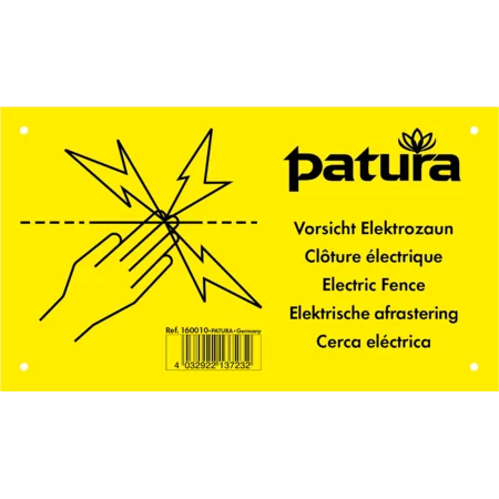 Warnschild Elektrozaun