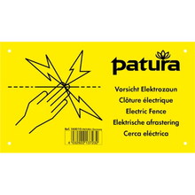 Warnschild Elektrozaun