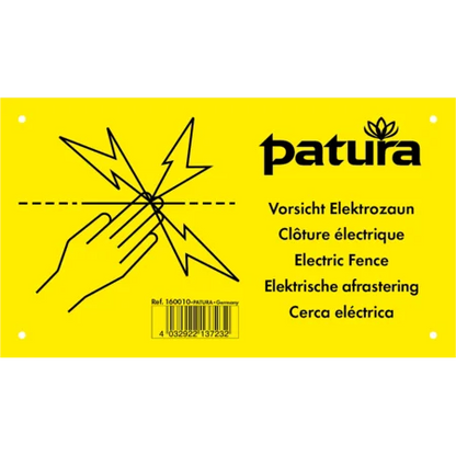 Warnschild Elektrozaun