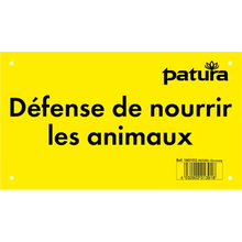 Warnschild, Tiere füttern verboten, Kunststoff