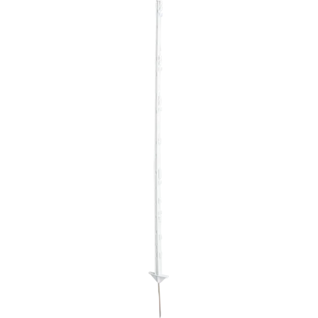 Kunststoffpfahl 1,55 m, 9 Drahthalter + 3 Seilhalter (10 Stück / Pack)