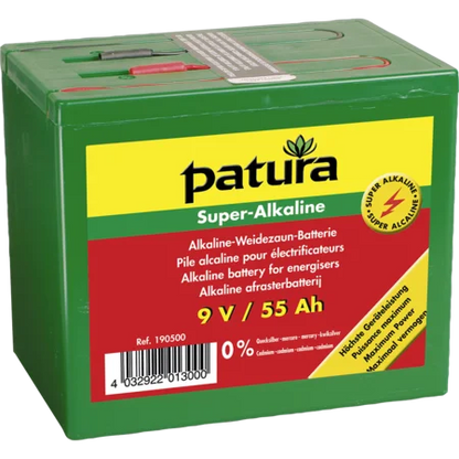 Super-Alkaline Weidezaun-Batterie 9 V