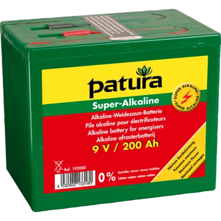 Super-Alkaline Weidezaun-Batterie 9 V