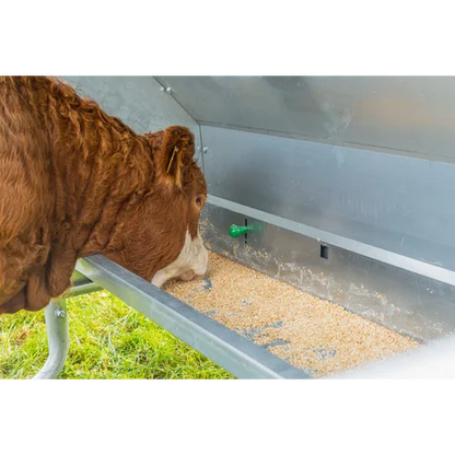 Kraftfutterautomat mit Kälberschlupf
