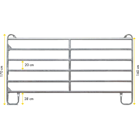 Panel Compact, Höhe 170cm