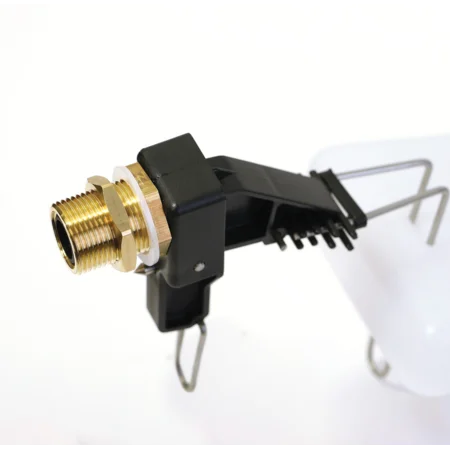Hochdruckventil mit Schwimmer (schwarz) Anschluß 1/2" oder 3/4" (inkl. Adapter)