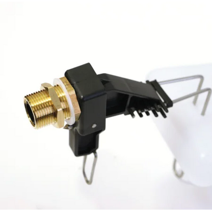 Hochdruckventil mit Schwimmer (schwarz) Anschluß 1/2" oder 3/4" (inkl. Adapter)