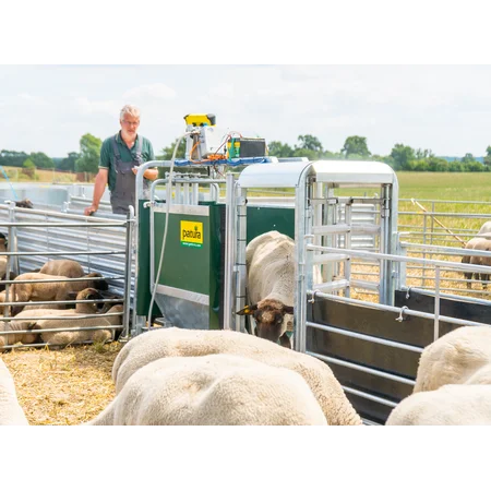3-Wege- Wiege- und Sortierbox mit Druckluftbetrieb