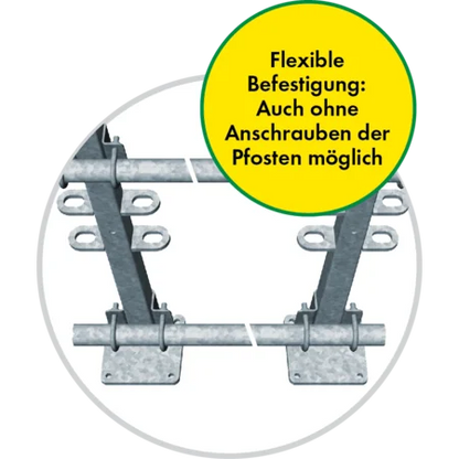 Pfosten Quadrat 40 mm für Schafe