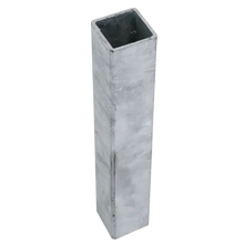 Einbauhülse für Quadratpfosten 40 mm Länge: 30 cm, Außenmaß 50 x 50 mm