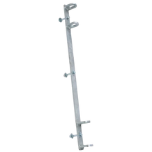 Anschraubleiste, Raster 57 cm Länge 70 cm mit angeschweißten Laschen inkl. Befestigungsmaterial