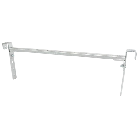 U-Bügel für Gangraufe/ -trog höhenverstellbar, für Boden B= 75 cm