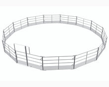 Roundpen d= 13 m mit Sicherheits-Pferde-Panels